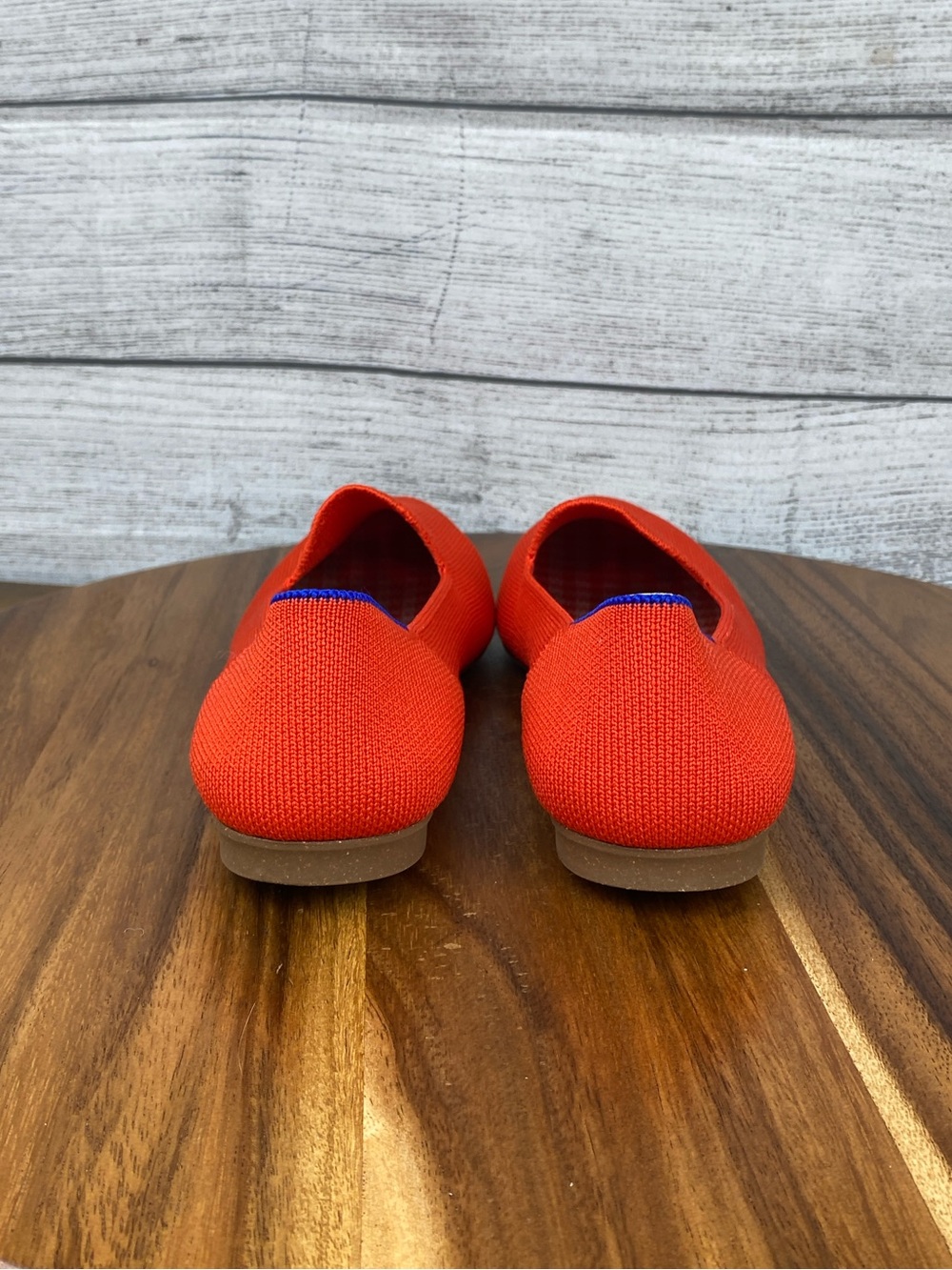Rothy’s The Almond Loafer Poppy Red Knit Slip On Flats Women’s Shoe Size 6 - Picture 7 of 10